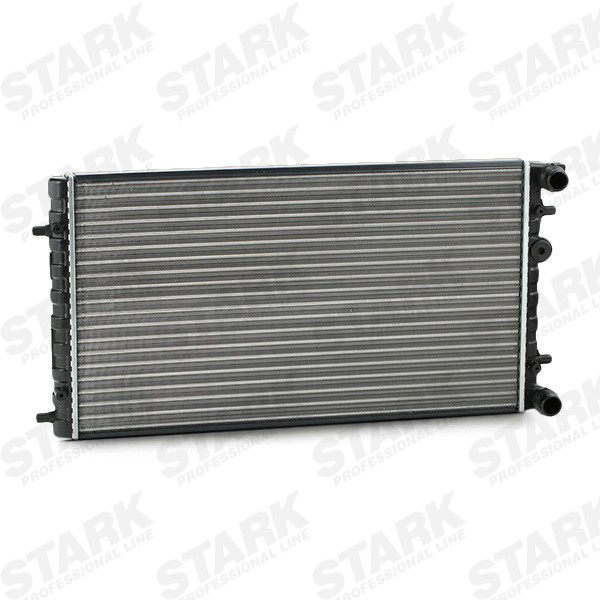 STARK SKRD-0120382 Engine radiator Aluminium, Plastic, for vehicles with/without air conditioning, Manual-/optional automatic transmission