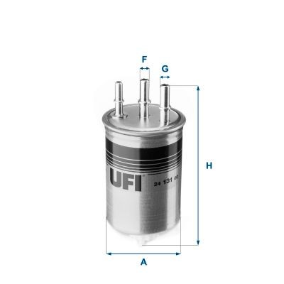 UFI 24.131.00 Fuel filter 665 092 12 01