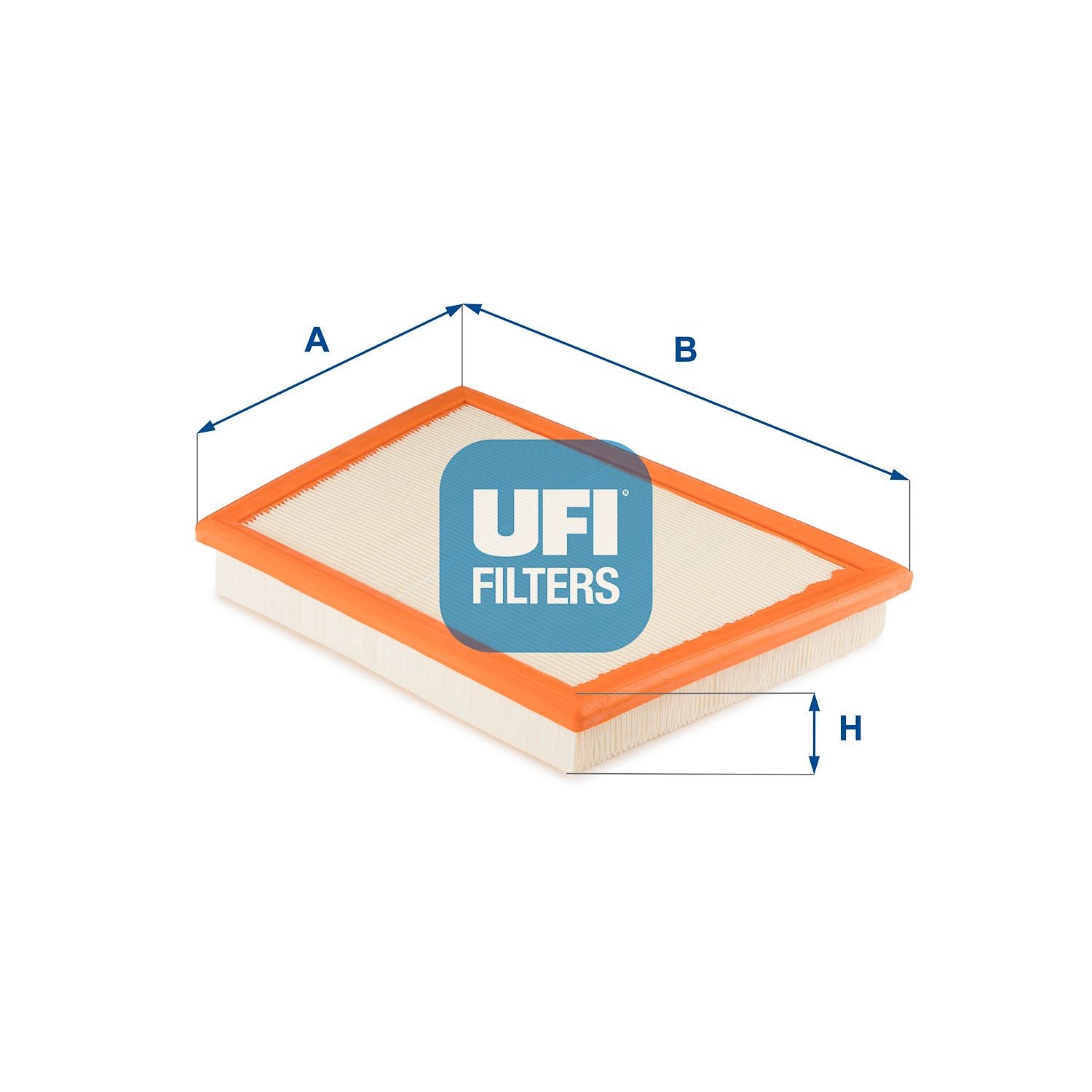 UFI 30.621.00 Air filter 44mm, 292mm, 211mm, Filter Insert