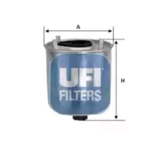 2412800 Inline fuel filter UFI 24.128.00 review and test