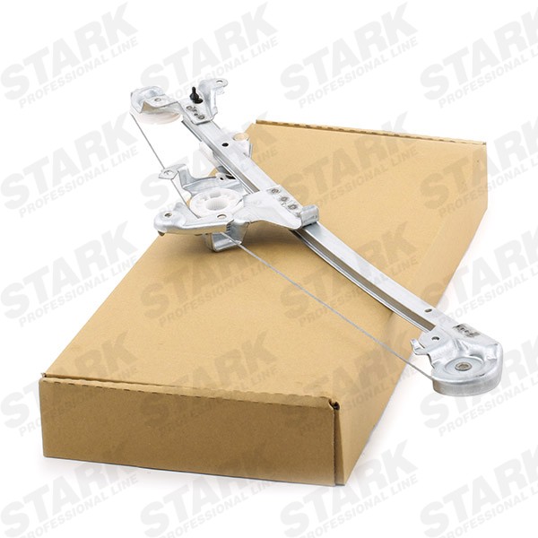 STARK SKWR-0420080 Window regulator Rear, Left, Operating Mode: Electric, without electric motor, without comfort function