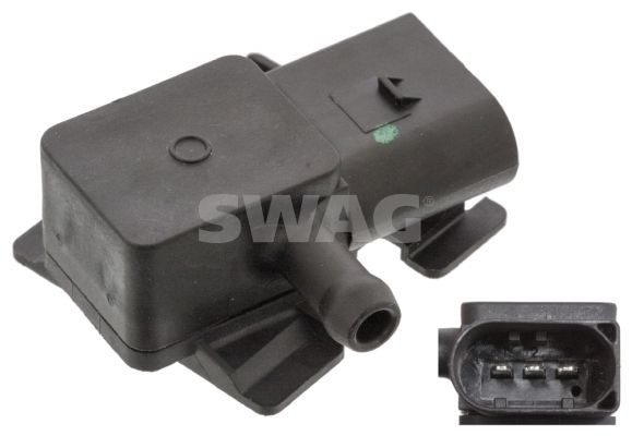 SWAG Sensor, exhaust pressure 20 94 7155 BMW 5 Series 2008