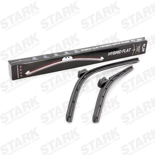 STARK SKWIB-0940055 Wiper blade 600, 450 mm Front, Flat wiper blade, Beam, for left-hand drive vehicles