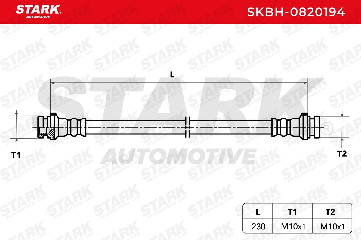Durite de frein Nissan MICRA Flexible de frein STARK SKBH-0820194