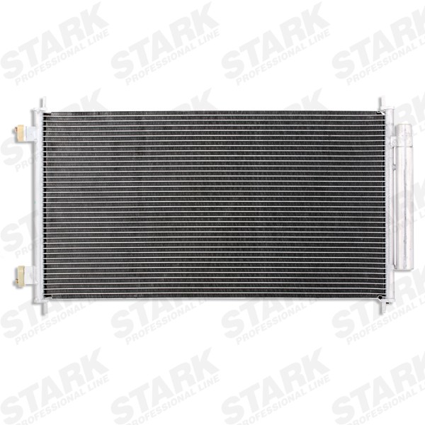 STARK SKCD-0110260 Air conditioning condenser with dryer, Aluminium, R 134a, 16mm, 655mm