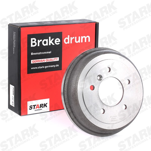 STARK without wheel hub, without wheel bearing, without ABS sensor ring, 266mm, Rear Axle Drum Ø: 230,0mm Drum Brake SKBDM-0800067 buy