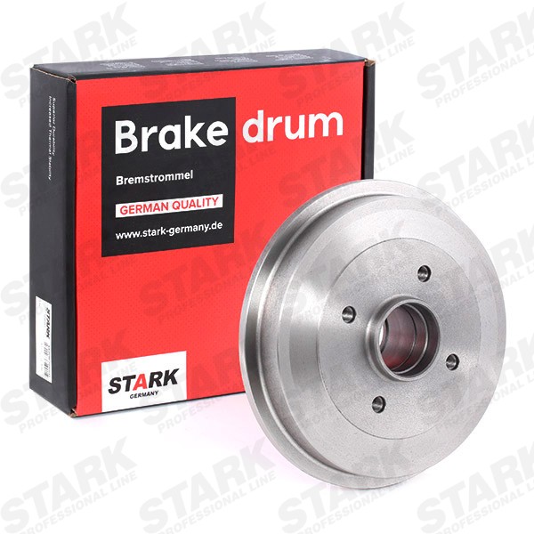 SKBDM-0800087 STARK Brake drum SKODA without ABS sensor ring, without wheel bearing, 245mm, Rear Axle