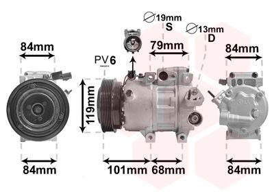 VAN WEZEL 8200K422 Air conditioning compressor HYUNDAI experience and price