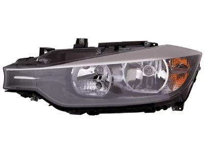 VAN WEZEL 0670961 Headlight Left, H7/H7, Crystal clear, with daytime running light, for right-hand traffic, with motor for headlamp levelling, PX26d