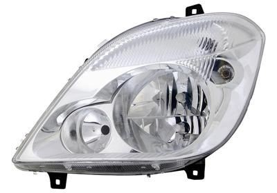 VAN WEZEL 3077967 Headlight Left, H7/H7/H7, with front fog light, for right-hand traffic, without motor for headlamp levelling