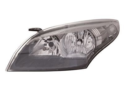 VAN WEZEL 4381961M Headlight Left, H7/H7, Crystal clear, for right-hand traffic, with motor for headlamp levelling, PX26d