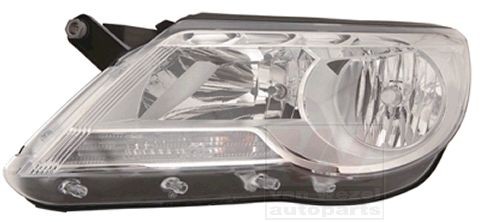 VAN WEZEL Left, H7/H7, for right-hand traffic, with motor for headlamp levelling Left-hand/Right-hand Traffic: for right-hand traffic, Vehicle Equipment: for vehicles with headlight levelling (electric) Front lights 5745963 buy