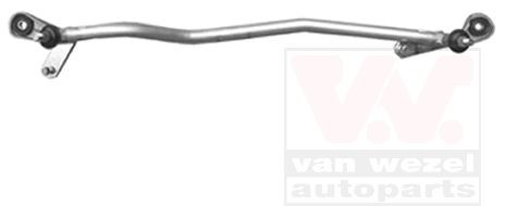VAN WEZEL 0325230 Wiper Linkage for left-hand drive vehicles, Front, without electric motor