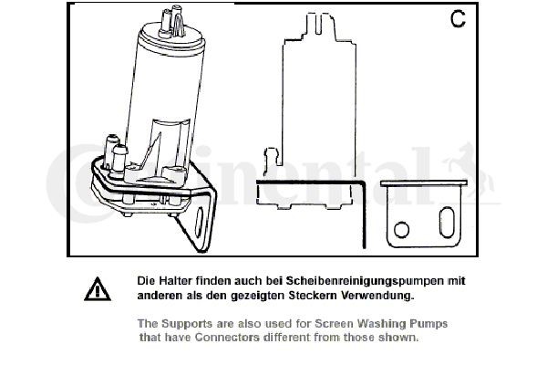 VDO Windscreen Washer Pump 246-075-017-002Z
