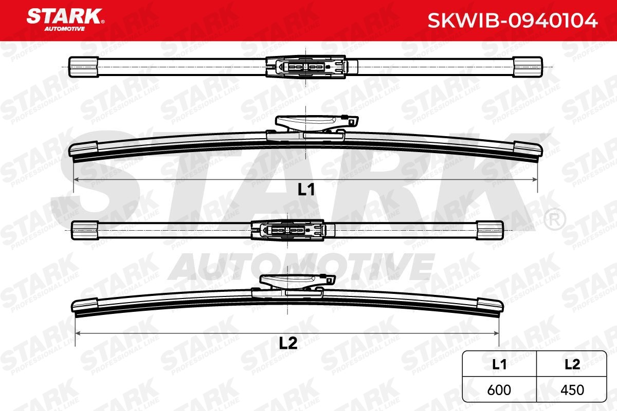 OEM-quality STARK SKWIB-0940104 Windscreen wiper