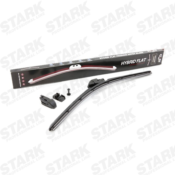 STARK SKWIB-0940117 Wiper blade 500 mm Front, Flat wiper blade, Beam, for left-hand drive vehicles, 20 Inch