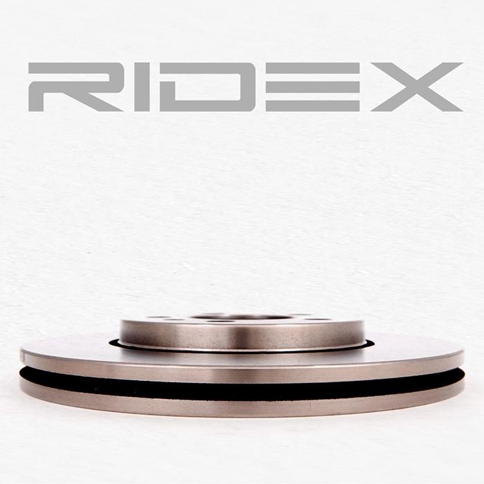 RIDEX 82B0004 Brake rotor Front Axle, 256x22,0mm, 5x100,0, internally vented, Uncoated