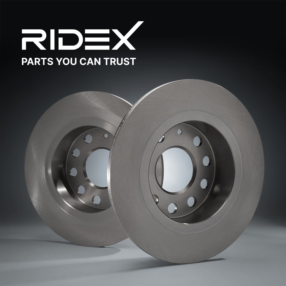 RIDEX 82B0018 Brake rotor Rear Axle, 253x10mm, 5/10x112,0, solid, Uncoated