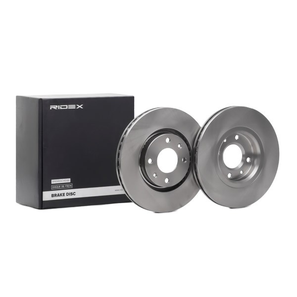 82B0022 Brake discs 82B0022 RIDEX Front Axle, 283x26mm, 04/06, 4/6x108, Externally Vented, Vented, Uncoated