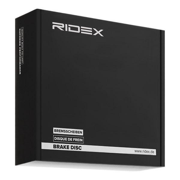 RIDEX 82B0212 originali VOLVO Kit dischi freno Pieno, Non rivestito, senza anello sensore ABS, senza viti/bulloni