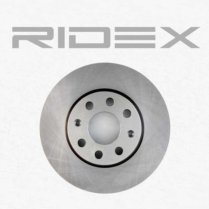 RIDEX 82B0017 Brake rotor Front Axle, 257x22mm, 4/8x100, internally vented
