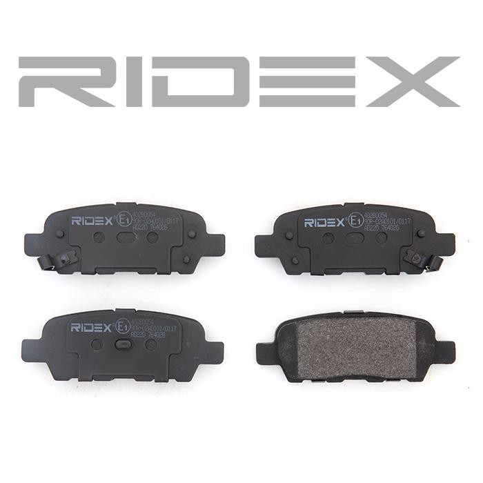 402B0054 Disc brake pads RIDEX 402B0054 review and test