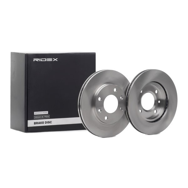 82B0051 Brake discs 82B0051 RIDEX Front Axle, 247x20,5mm, 4/6x108, Vented