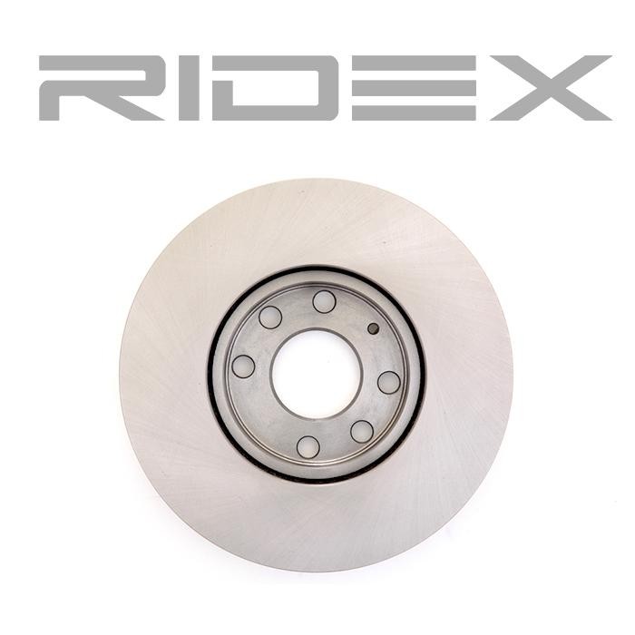 RIDEX 82B0024 Brake rotor Front Axle, 256, 4/7, internally vented, Uncoated