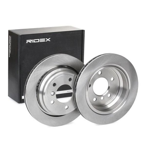 RIDEX 82B0162 Brake disc Rear Axle, 298,0x20mm, 05/06x120, Externally Vented, Uncoated