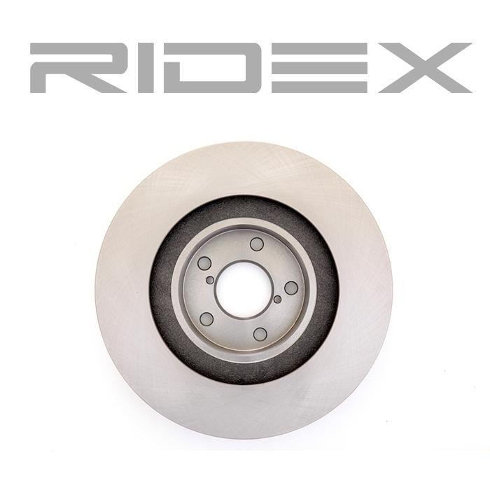 82B0155 Brake discs 82B0155 RIDEX Front Axle, 294,0x24mm, 05/07x100, internally vented, Uncoated