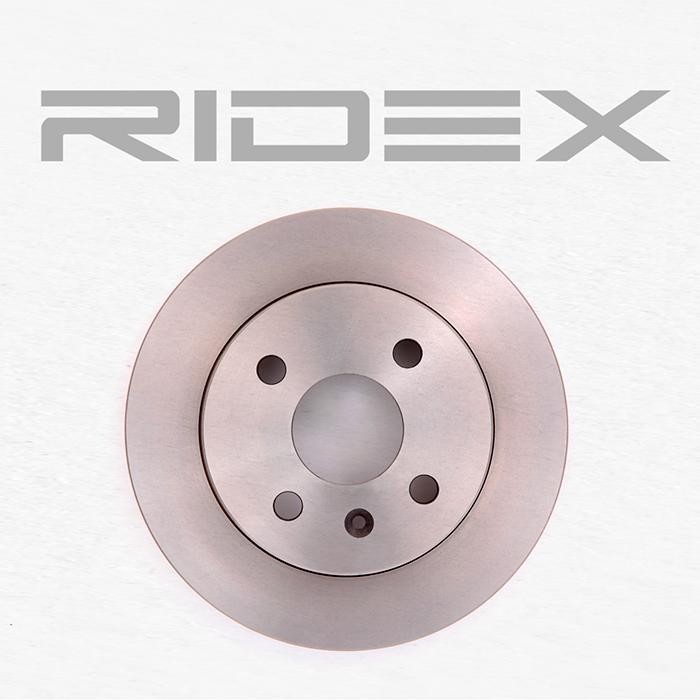 RIDEX 82B0008 Brake rotor Rear Axle, 240x10mm, 4/5, solid