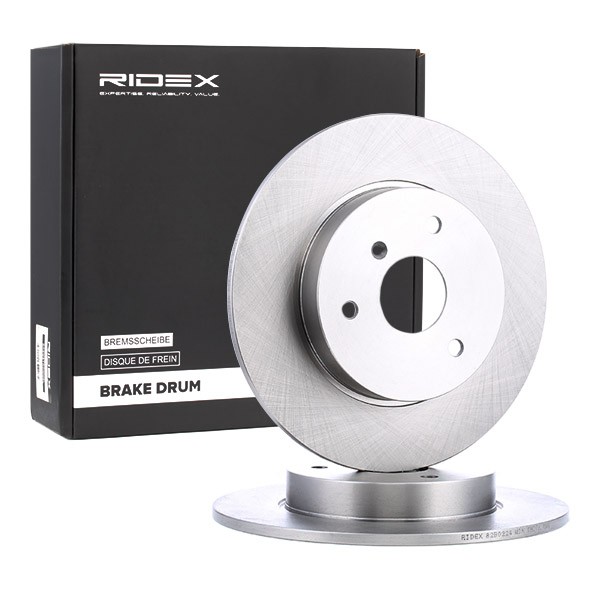 Buy Brake disc RIDEX 82B0224 - SMART Tuning parts online