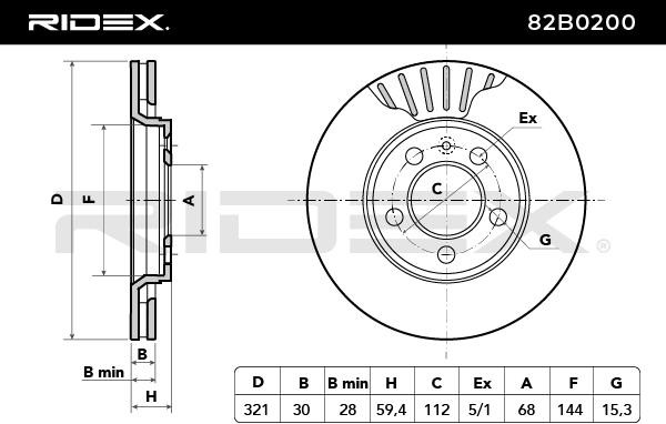 RIDEX Brake discs 82B0200 buy online