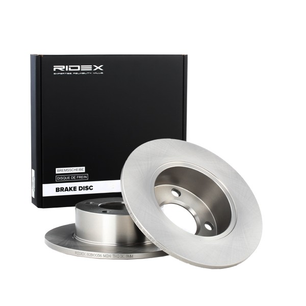 Original RIDEX Disc brake set 82B0036 for AUDI 80