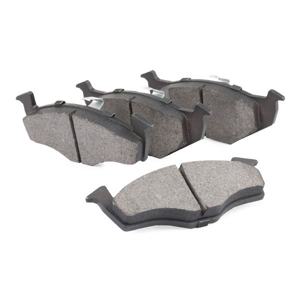 402B0016 Set of brake pads 402B0016 RIDEX Front Axle, not prepared for wear indicator, excl. wear warning contact
