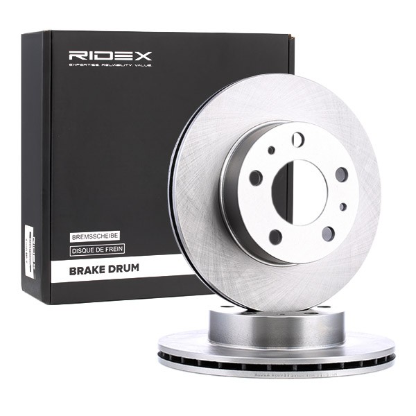 RIDEX 82B0173 Brake disc Front Axle, 300,0x24mm, 05/07x130, internally vented, Uncoated