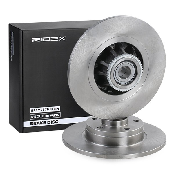 RIDEX 82B0698 Brake disc Rear Axle, 280,0x12mm, 5, solid