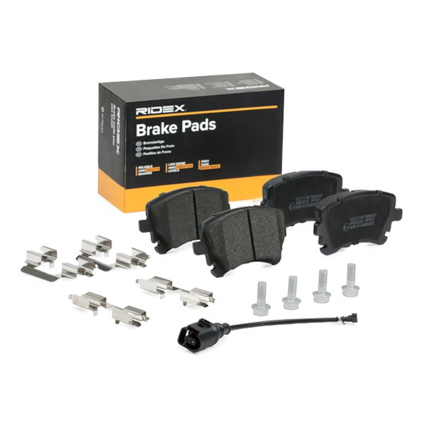 Buy Brake pad set RIDEX 402B0155 - Tuning parts VW TRANSPORTER online