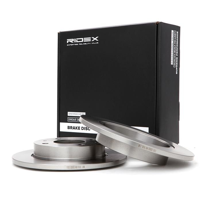 RIDEX 82B0053 Brake disc Rear Axle, 250x10mm, 4/6x114,3, solid