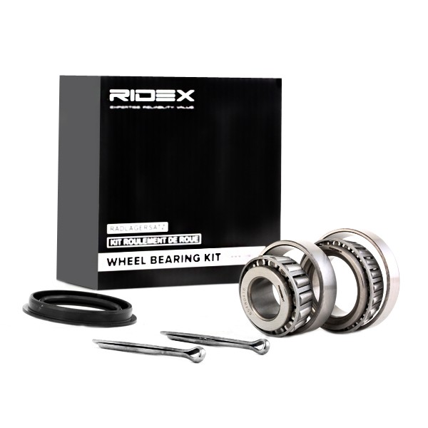 RIDEX 654W0418 Wheel bearing kit Rear Axle both sides, 50 mm