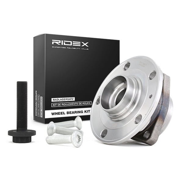 RIDEX 654W0053 original AUDI Wheel hub bearing with integrated magnetic sensor ring