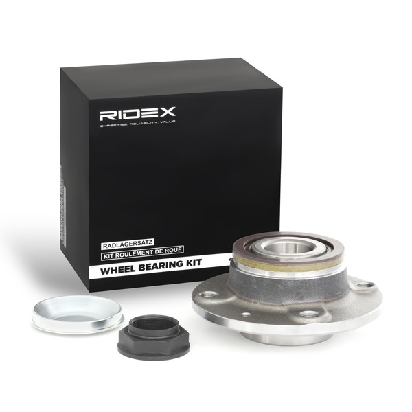 RIDEX 654W0071 Wheel bearing kit Rear Axle both sides, with integrated ABS sensor