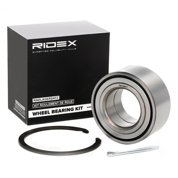 RIDEX 654W0226 Wheel bearing kit Front Axle, 74 mm