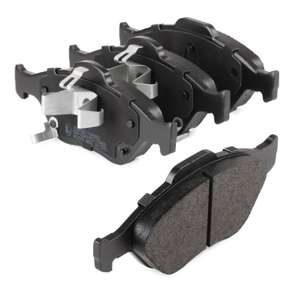 402B0274 Set of brake pads 402B0274 RIDEX Front Axle, incl. wear warning contact, with acoustic wear warning