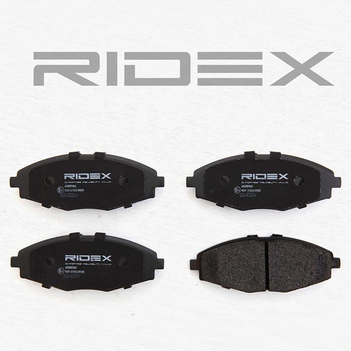 RIDEX | Σετ τακάκια, δισκόφρενα 402B0143