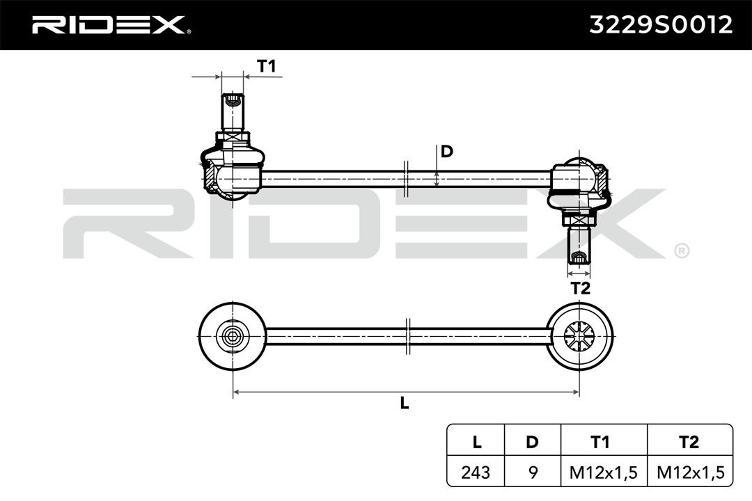 RIDEX Sway bar link 3229S0012 buy online