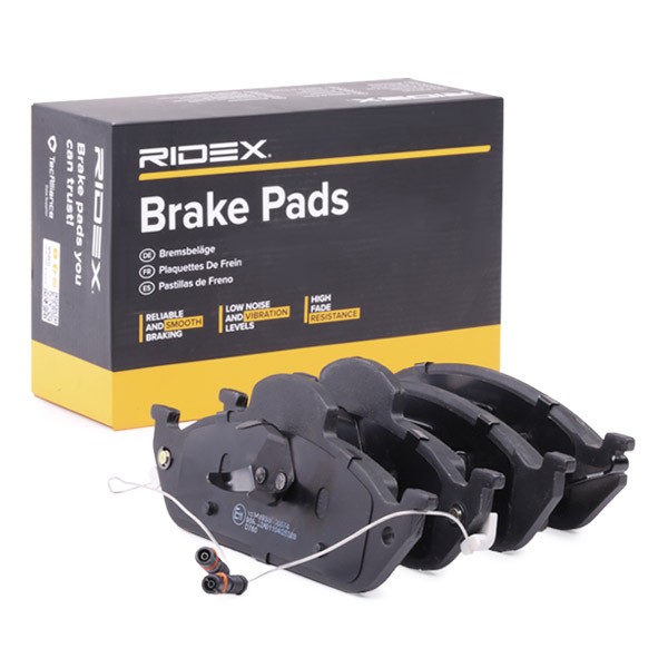 RIDEX Brake pad kit 402B0162 suitable for ML W163