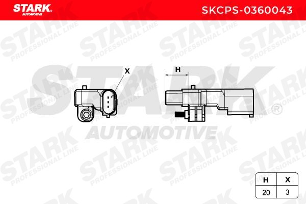 STARK Crankshaft position sensor SKCPS-0360043