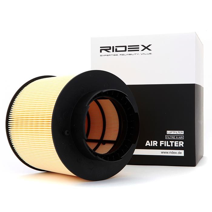 RIDEX 8A0128 Air filter 165mm, 192mm, Cylindrical, Filter Insert