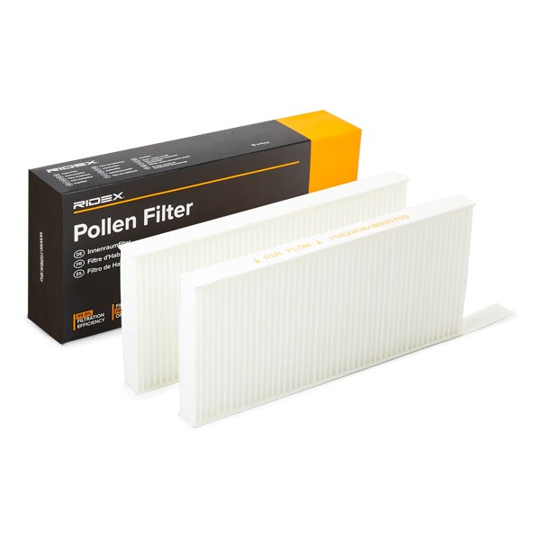 Kupi Filter, zrak notranjega prostora RIDEX 424I0154 - MERCEDES-BENZ Klimatska naprava rezervni deli online